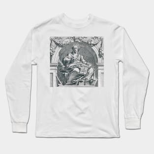 Divine cartography in the lady of universal mathematics Long Sleeve T-Shirt